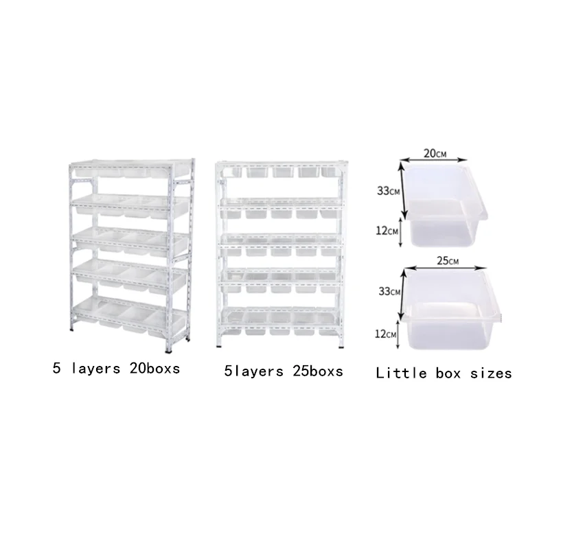 Floor standing candy display shelf supermarket nuts coarse cereals display racks with pp dispenser boxes