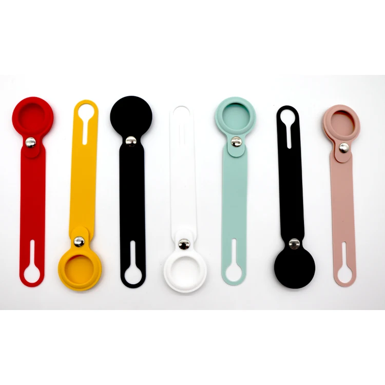 Factory  wholesale Silicone  Protective Case Soft Long  Anti-Scratch anti-lost with Key Ring  Loop  In Hotsel custom