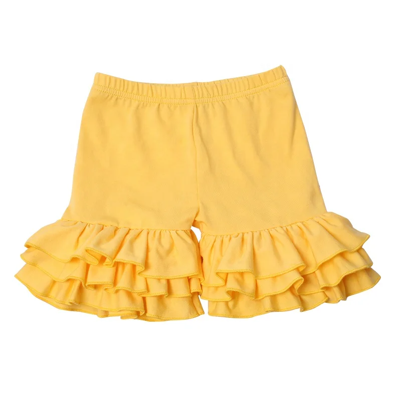 
Wholesale kids boutique clothes solid red casual baby unisex shorts knitted cotton fashion new style baby bloomer 