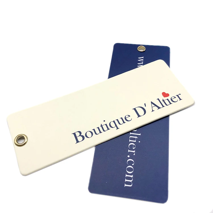 Hang Tags Custom Printed Custom Color Cardboard Hang tags For Clothing