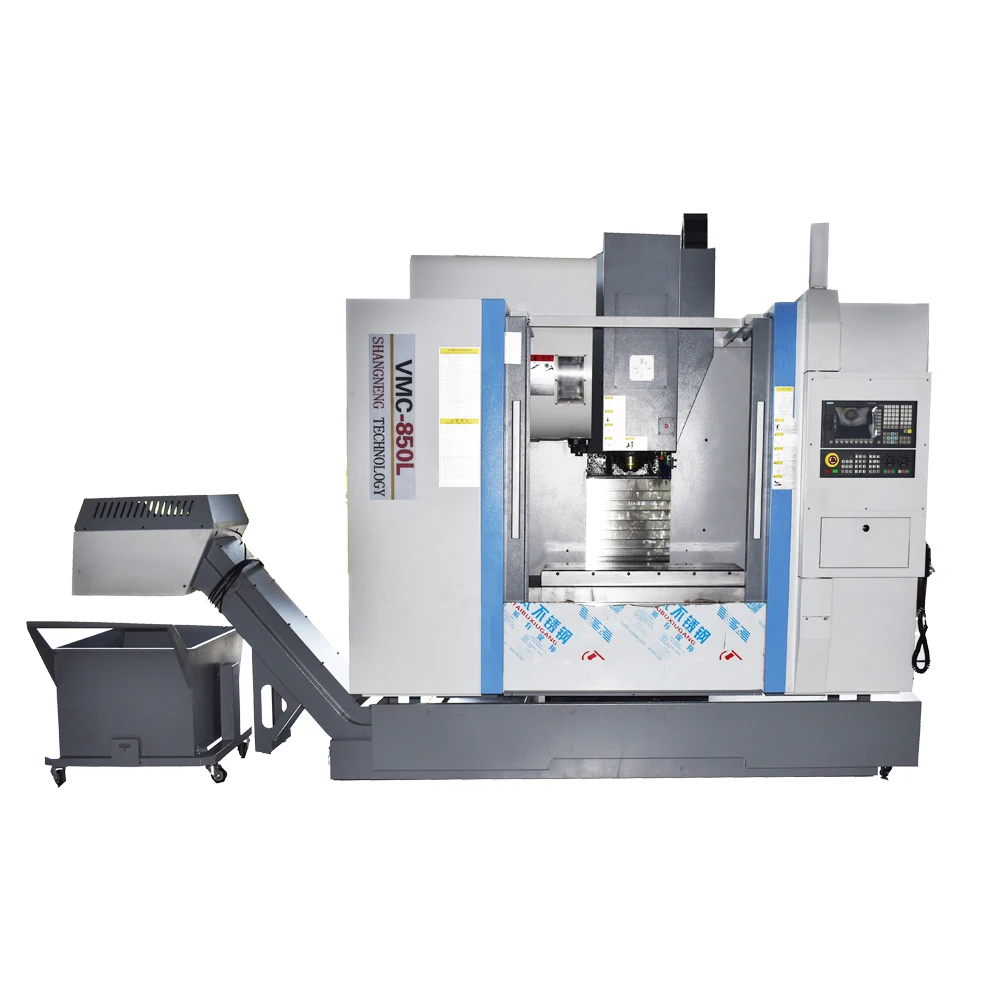 Taiwan Spindle CNC Milling Machine BT40 Shaft Mini Vertical Machining Center With CNC Table