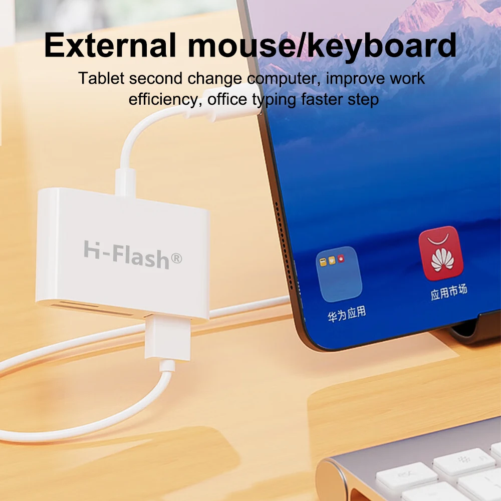 Factory Spot 3 in 1 Multiport Converter Class Usb3.0 Otg Adapter TF Sd USB Flash Drive Memory Card Reader