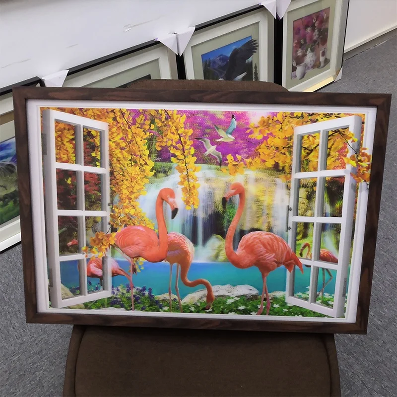 Custom Big size lenticular 3D picture 40x60cm lenticular poster