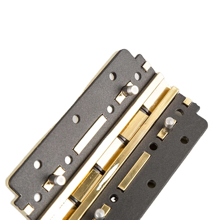 High Quality ISO9001 custom modern Gold profile  Heavy Duty Aluminum Folding Door  Hinge For Gates