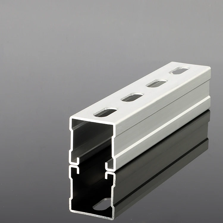 aluminum alloy frame photovoltaic bracket H shape guide rail universal solar panel tilt slot Solar Strut Channel