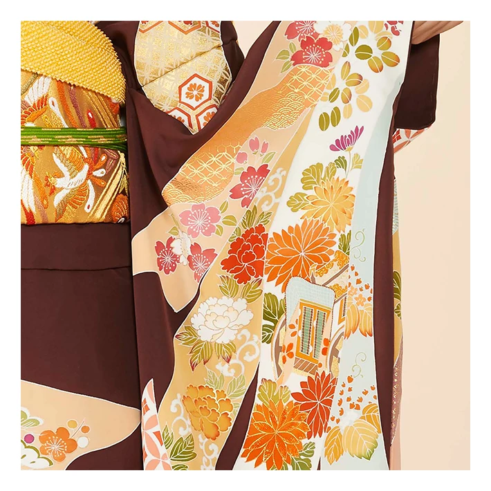 Furisode noshi plus size women beach dresses kimono prices in Japan