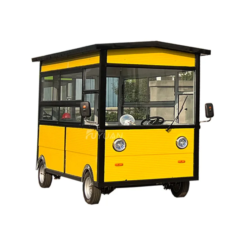Commercial catering mobile kitchen ice cream cafe car food truck pizza oven