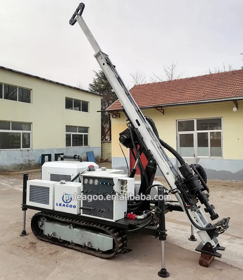 100m Air Compressor DTH Hammer Water Well Drilling Rig