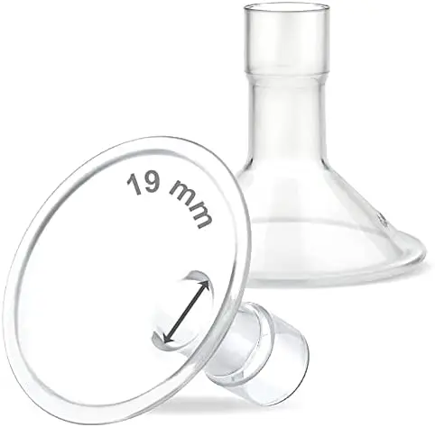 2023 hot selling Breast Pump accessories PP Flange 13mm 15mm 17mm 19mm 21mm 24mm breastfeeding BPA Free Food Grade Shield