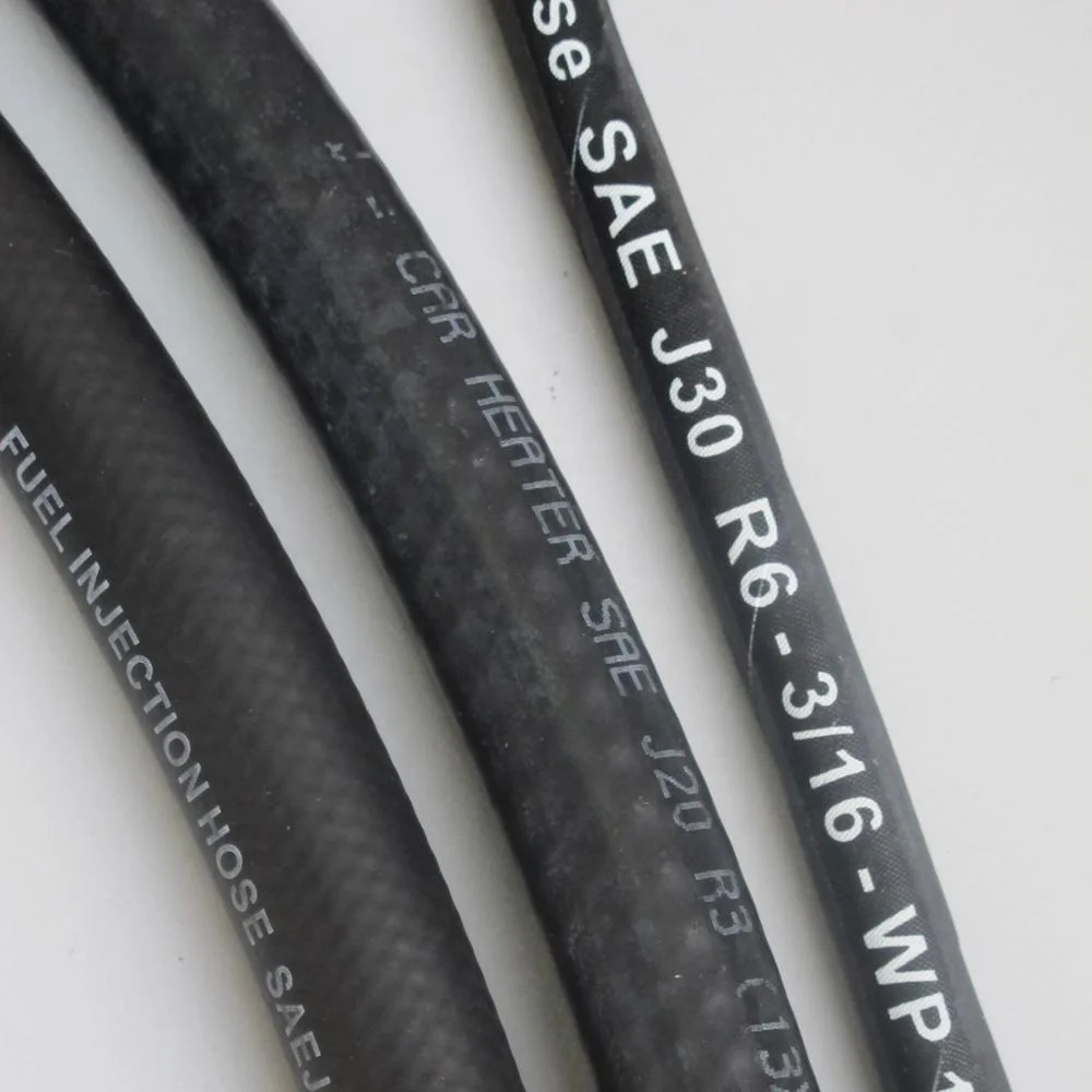 Soft Flexible Durable Wrap Surface Black Swevil High Quality En 13765 Ribbed Rubber Fuel Hose