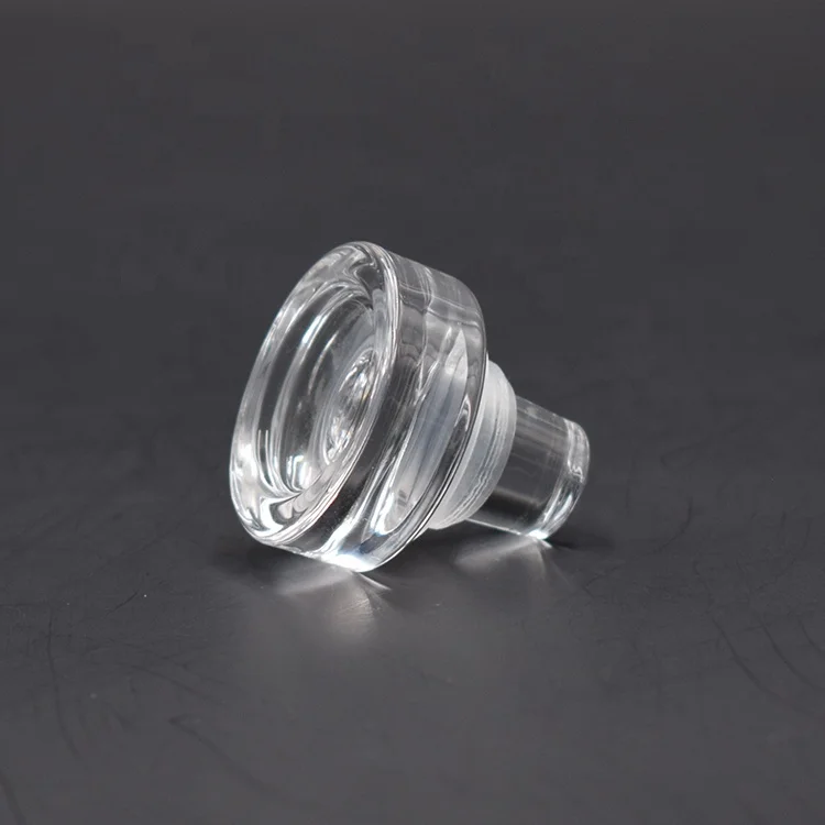 Glass Wine T Stopper for Liquor Bottles