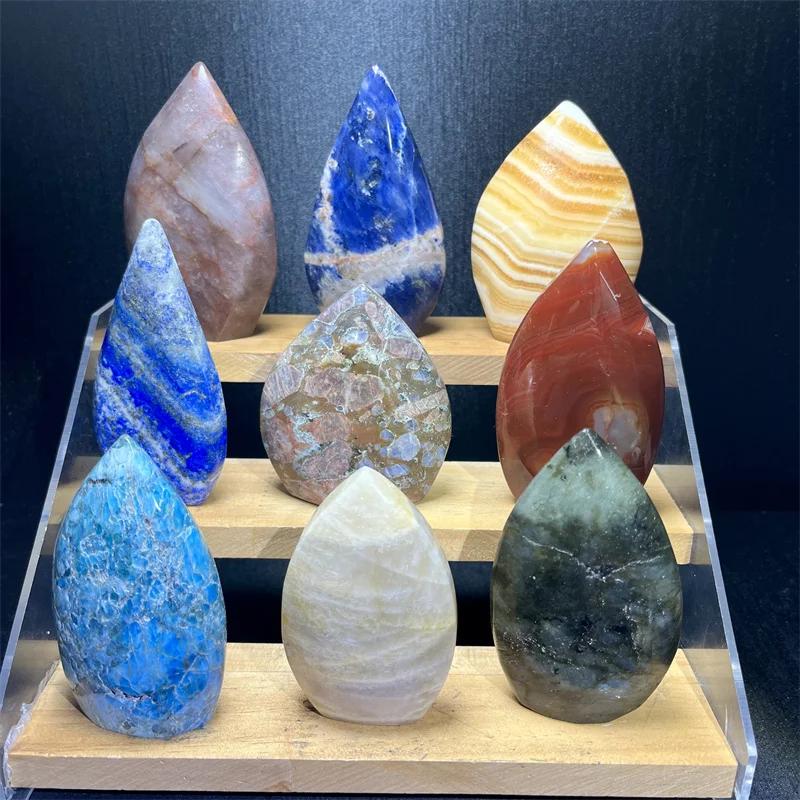 Healing Stone Ornament Natural Crystal  Clear Quartz Ornament For Decoration