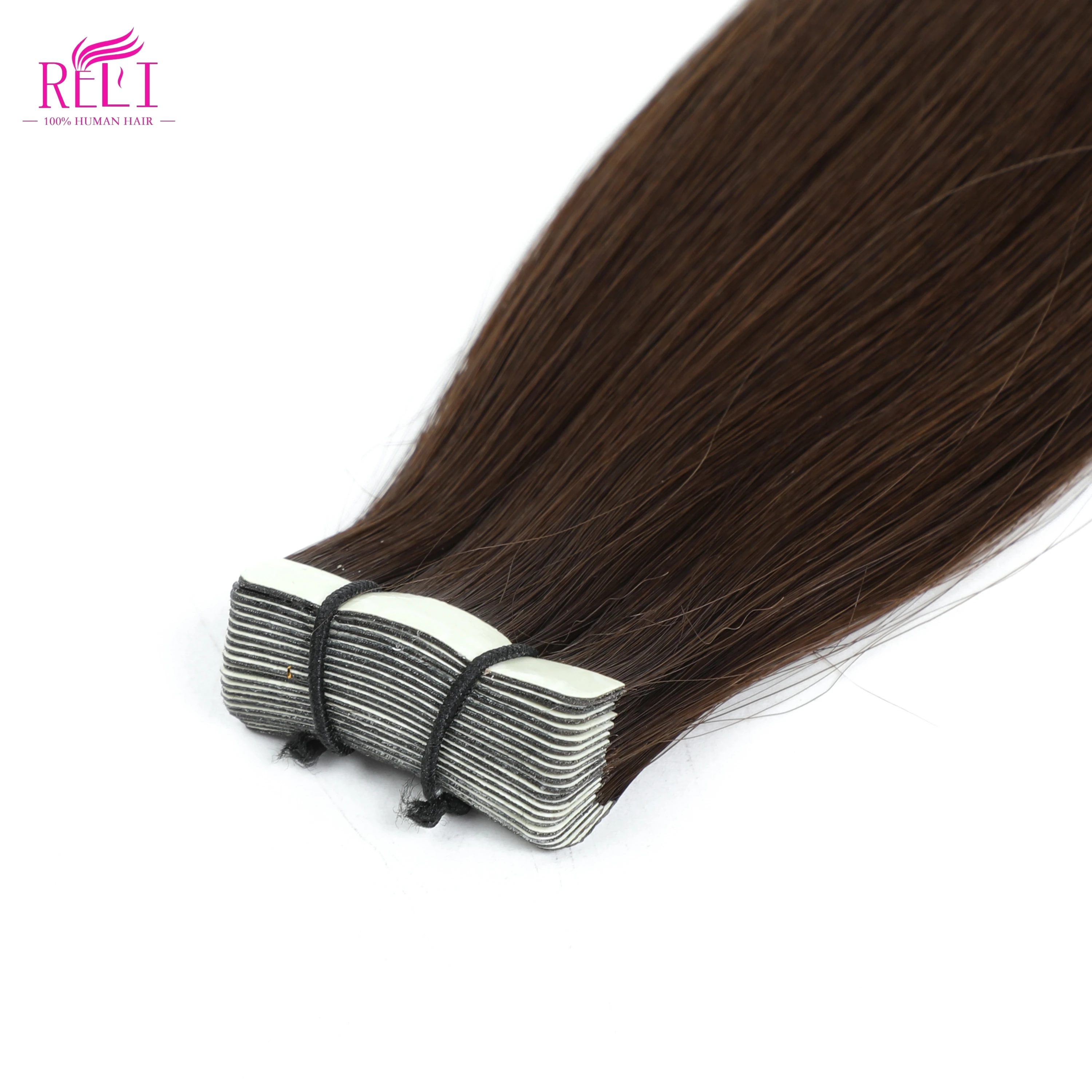 Factory Price Double Drawn Human Hair Tape Ins Extensions Human Hair Strong White Tape In Hair Extensions