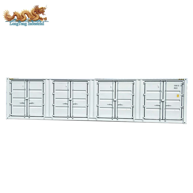 4 Side Door Opening for Storage 40 40ft 40 foot High Cube Open Side Shipping Container for Sale