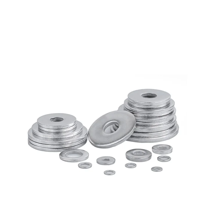 DIN125 SS 304 316 stainless steel Flat Washer m10 m12  m24 m35 m50 large flat round washer Plain Washer