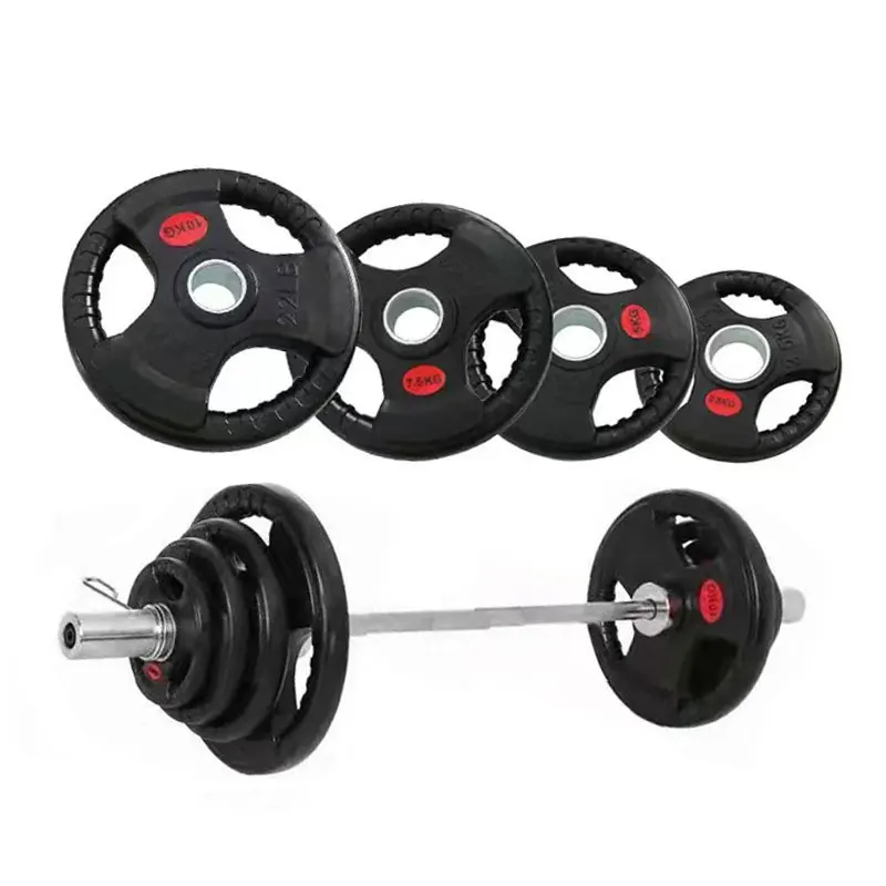 Wholesale Custom Competition Rubber Bumper Plates Set Weightlifting Calibrated Color Barbell Weight Plate
