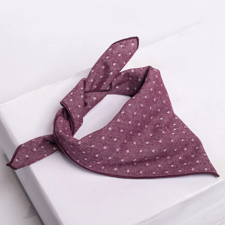 Free Sample China Soft 100% Cotton Pet Bandana Labrador Pink Bandana Dog Collar Bandanas For Sale