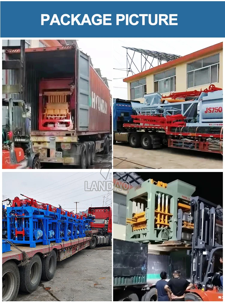 Hydraulic Press Fully Automatic Hollow Cement Concrete Block Making Machine Price for Sale