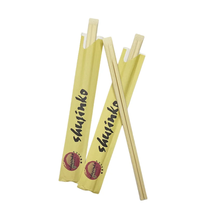 Disposable Bamboo Tensoge Chopsticks Custom Envelope Print Wooden Making Machine