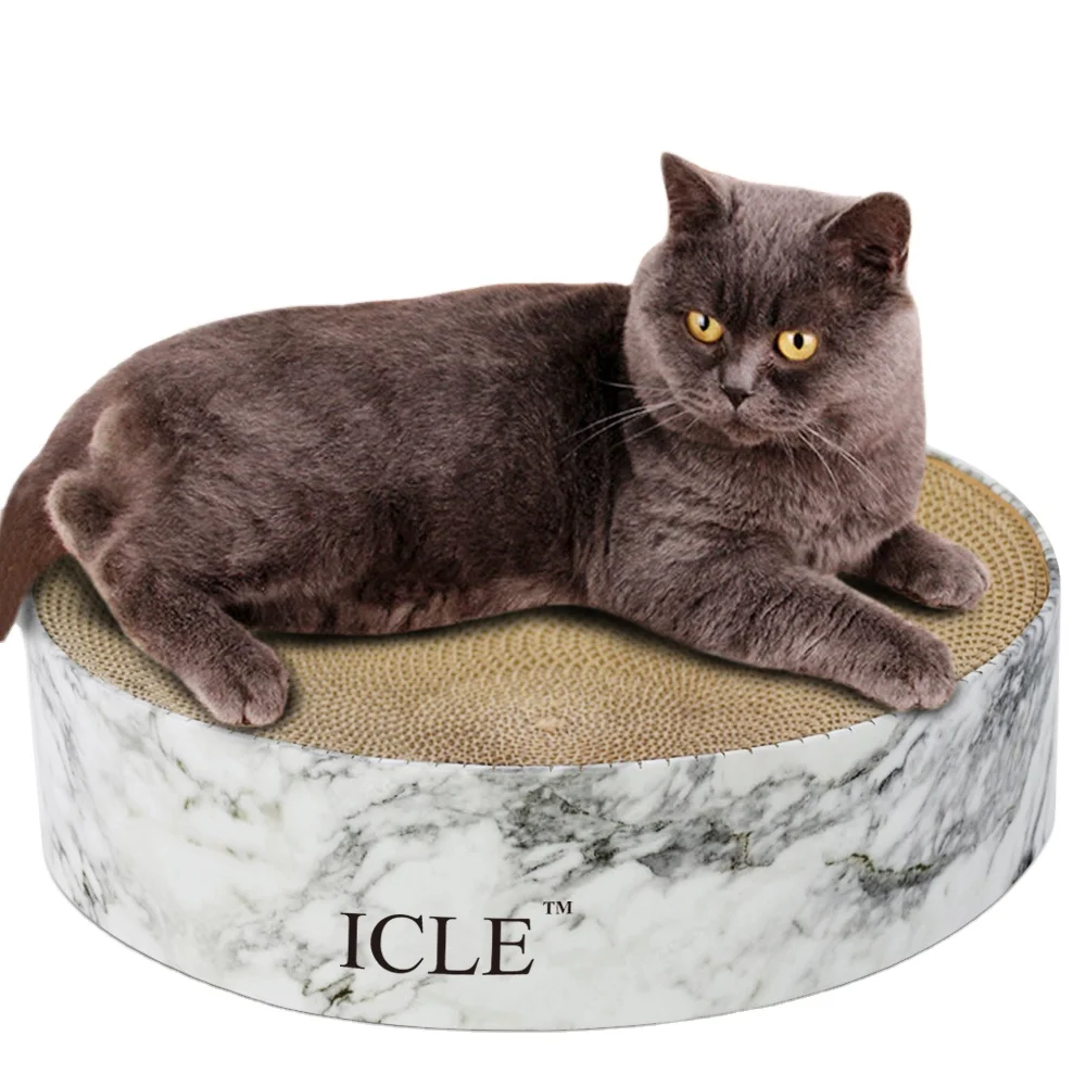 
 Icle-BB Флейта Высокое качество papercattery кровать дома Box-IC-0028-Cloud камень картонные оптом Когтеточка для кошек нового дизайна с коробкой  