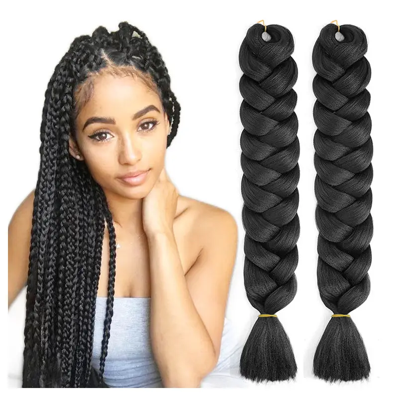 Private Label Best Selling Bulk Synthetic Jumbo Twist Braids Hair Braiding Extensions For Black People Hair Weaving