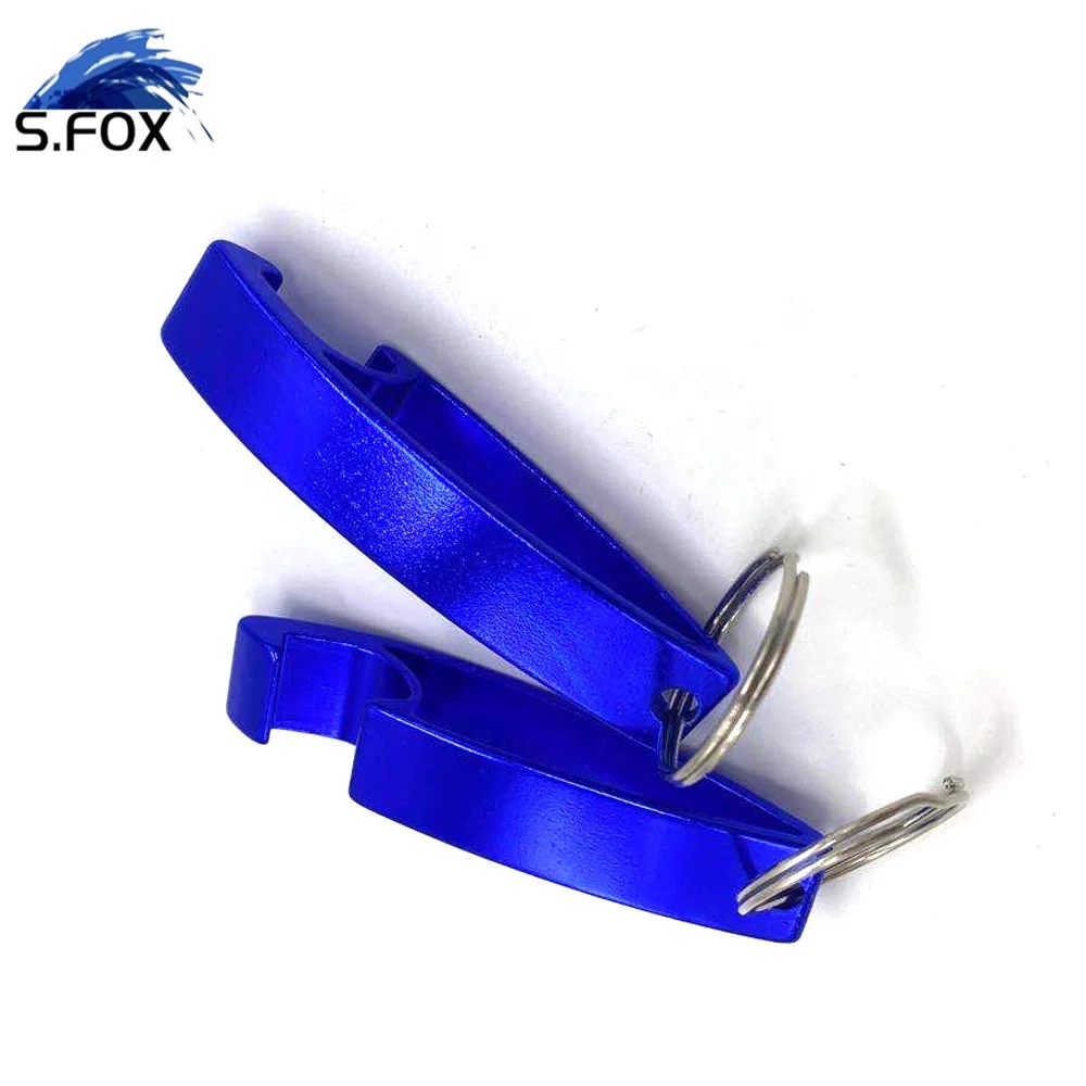 Promotional Customized Multi Color Mini Aluminium Alloy Ring Keychain Beer Cover Opener