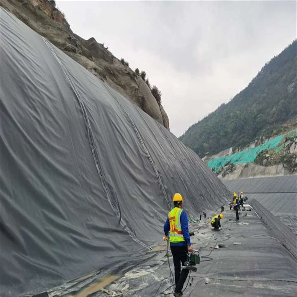 HDPE Высококачественная шероховатая поверхность геомембрана
