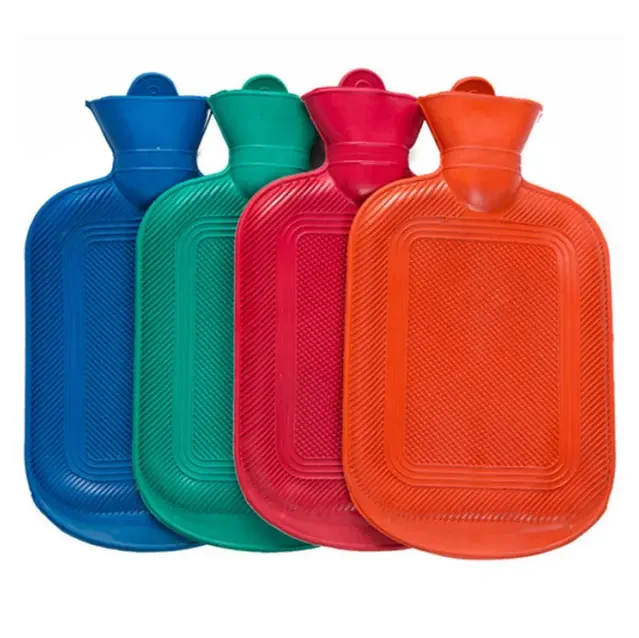 500ml, 1L, 2L Pain Relief from Headaches, Cramps, Arthritis, Back Pain, Hot and Cold Therapy Rubber Hot Water Bottle Bag