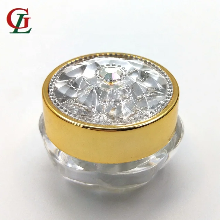 Acrylic Lotion Jar, Face Cream Jars New Design 5g Cosmetic Cream Jar, Luxury Plastic Face Mask Skin Care Cosmetic Packing CN;GUA