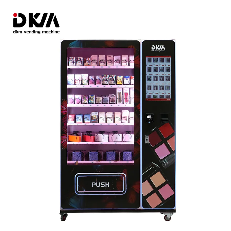 DKM luxury shopping mall smart automatic big personalized cosmetic skin care and beauty vending machine