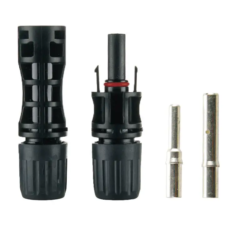 Cheap price 1500V DC male and female pv solar panel magnetic electrical cable connector high current electric 2 pin plug