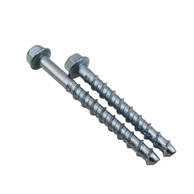Hex flange head Masonry Screw Bolt Bolts Concrete Screw Anchor Masonry Anchor Cement Anchor