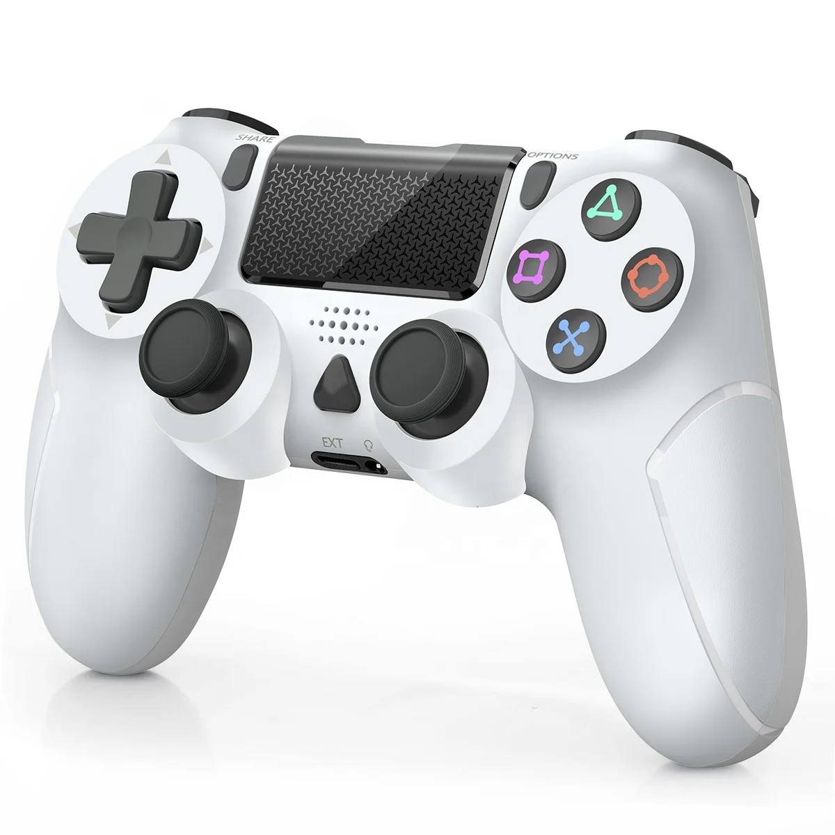  Новый дизайн игровой контроллер джойстик для PS4/PS4 pro/PS4 slim беспроводной белого