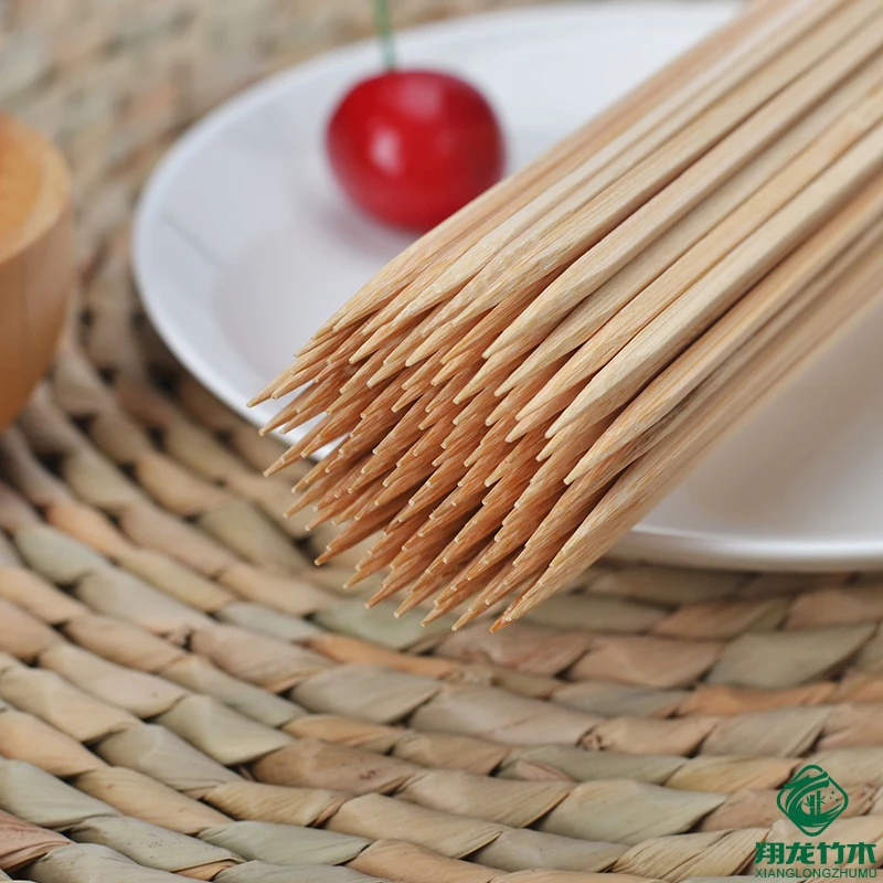Factory price disposable square shape bamboo skewer