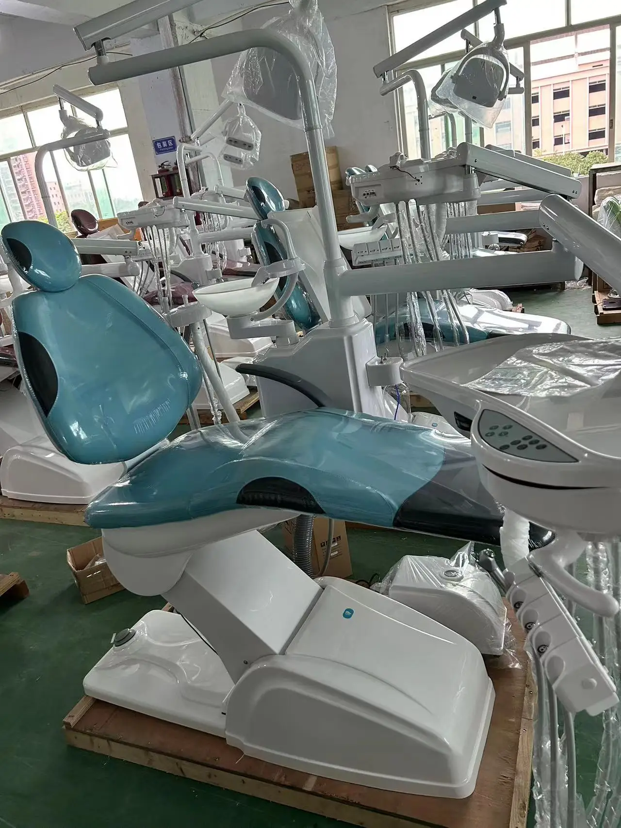 LTDC14 Cheapest price One-stop Mobile Portable Under hand style Integral Dental Unit Dental Chair