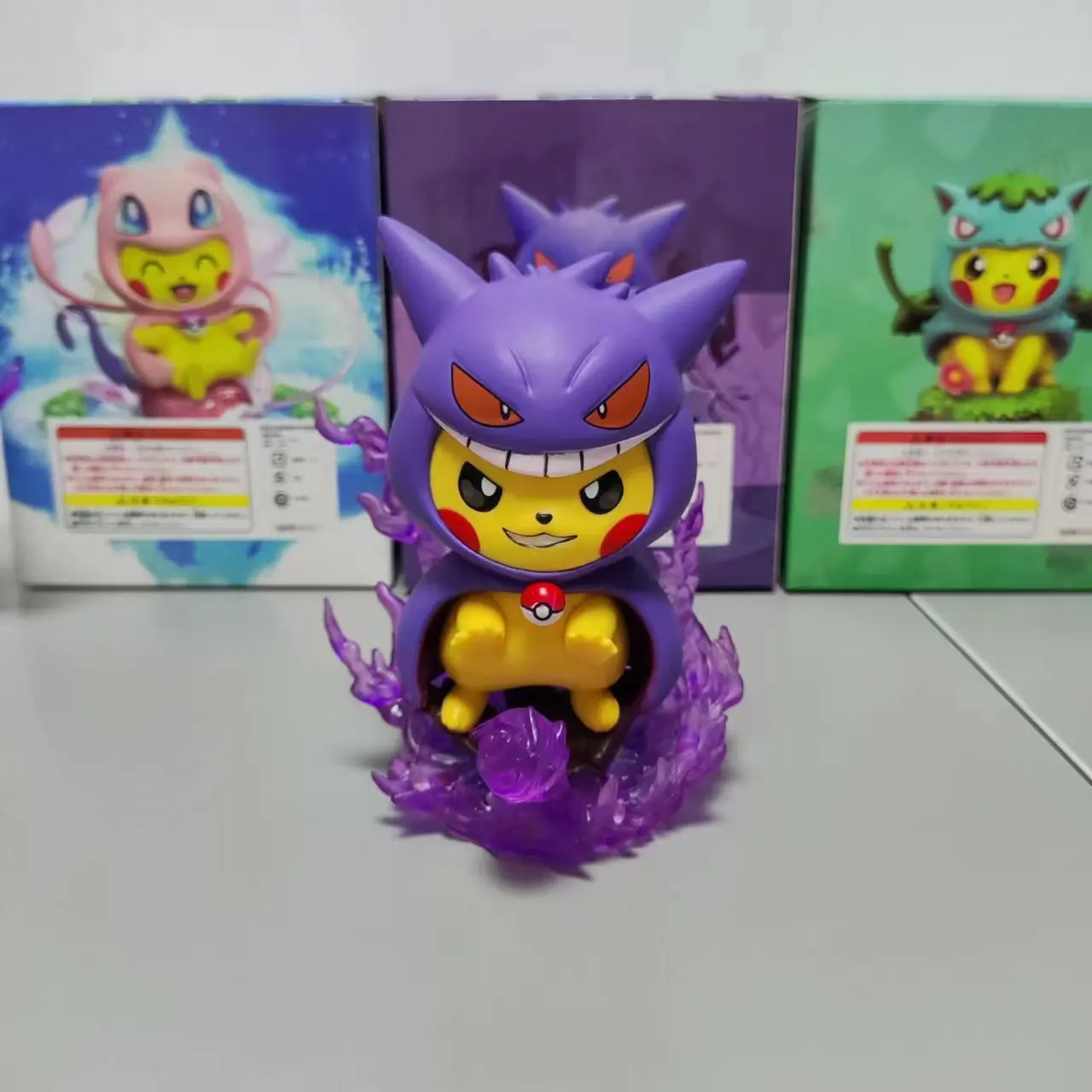 Zealed 15 Styles Icecream Cone Series Kawaii New Design Figure Model Anime Toy Ornaments Ice Series Pikachus Pokemoned