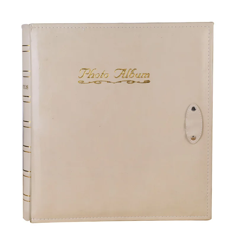 Hot Sale 500 Photos Black Pages Large Capacity Storage Leather Photo Album For Family