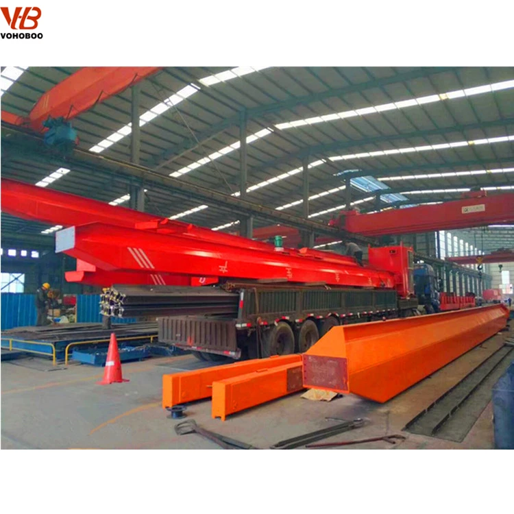Low Cost Customizable Electric Traveling Hook Single Double Girder Overhead Crane 10 20 30 50 75 100t Capacity For Lifting