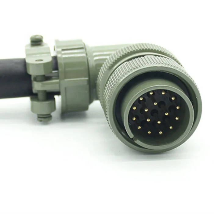 Hot Sale Servo motor plug GIET motor side power connector 20-29 17pin waterproof connect MS-5015 circular right angle connector