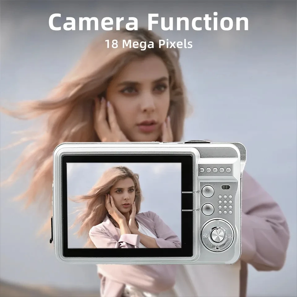 Wholesale High Quality Mini 720p HD Digital Cameras 18mp 8X Digital Zoom Anti-Shake&Face Detection Cameras for Photography