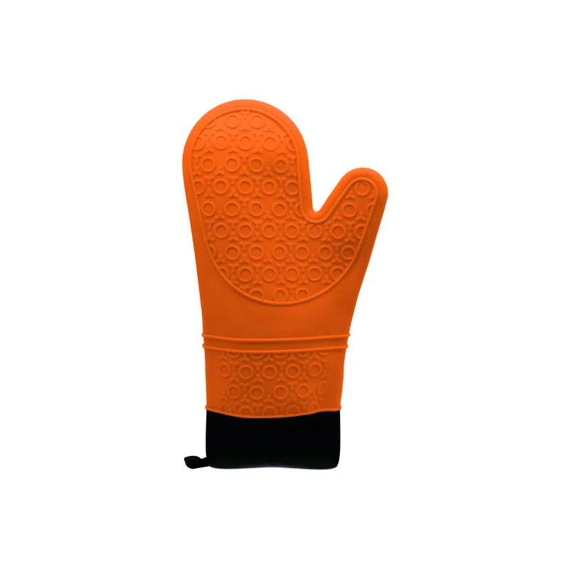 Best Sellers 2021 Insulation lining Baking Helper Oven Mitts Silicone Gloves With Cotton