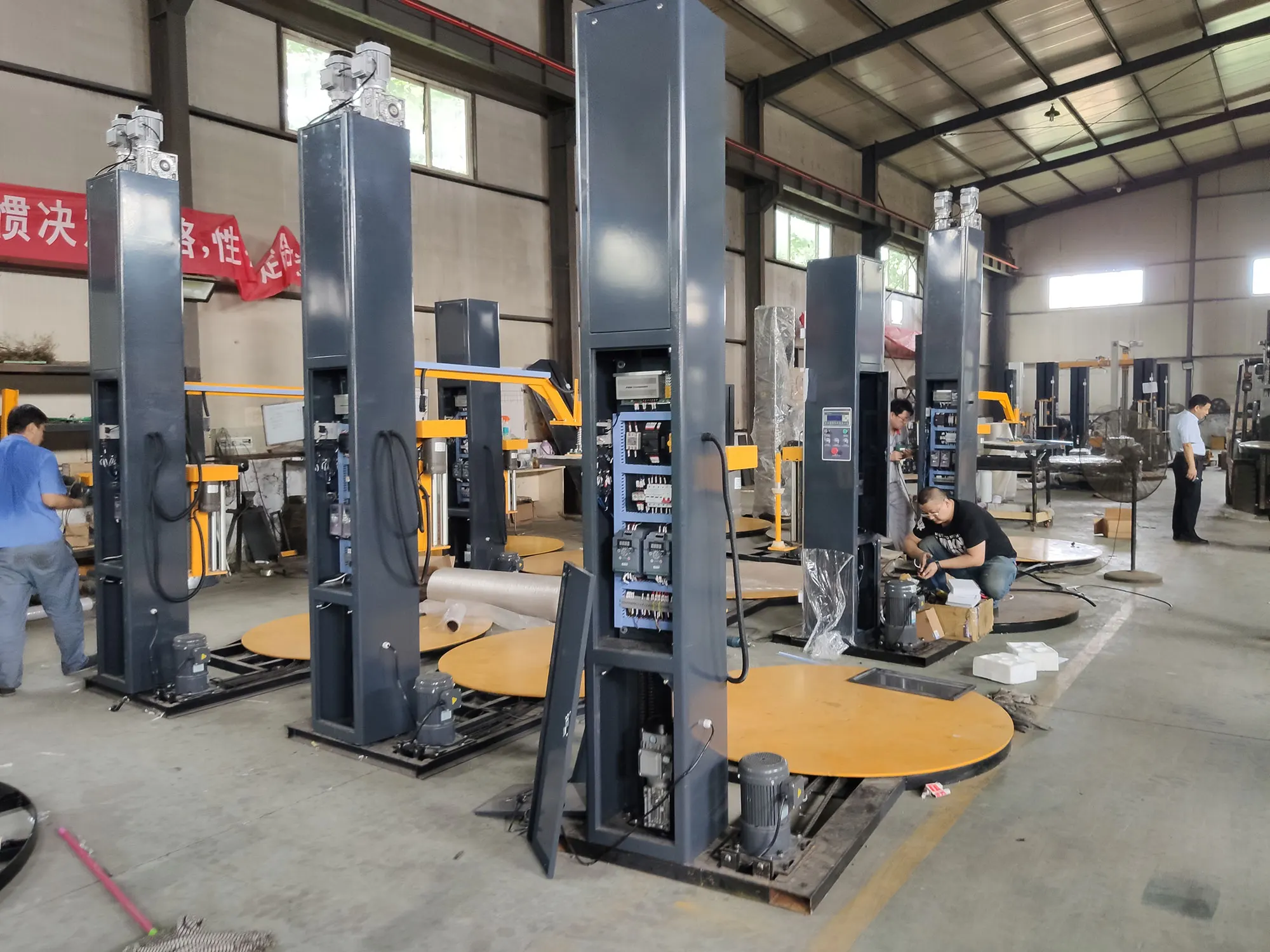 T1650F automatic stretch wrap machine/pallet stretch wrapper machine