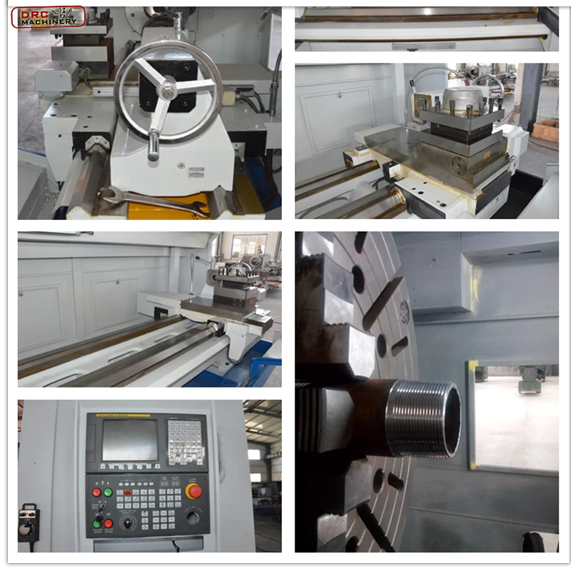 CNC lathe high quality machine QK1335 oil countries pipe threading lathe