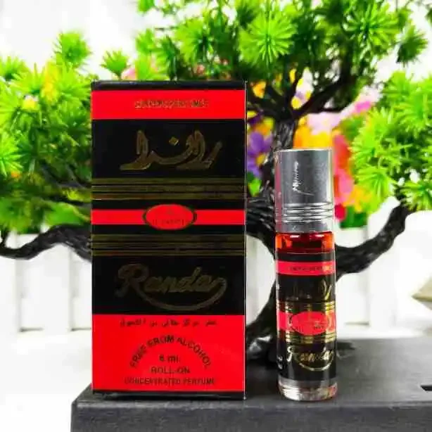 Wholesale 6ML glass ball free alcohol man and woman muslim mini brand arabic oil perfume in dubai