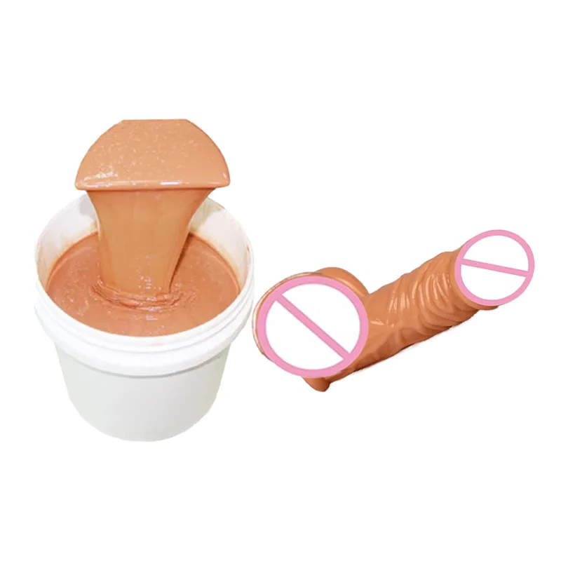 5 shoreA hardness food grade rtv2 silicone rubber for For Dildo Making