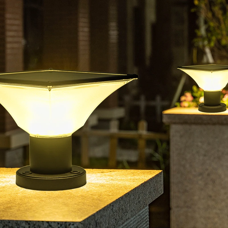 Manufacturers China High Quality Hot Selling Solar Fence Post Light Outdoor Waterproof