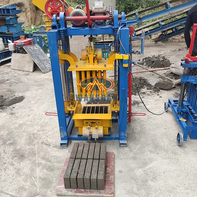 Full Automatic Hydraulic Hollow Brick Plastic Manual Mobile Concrete Block Clay Brick Making Machine