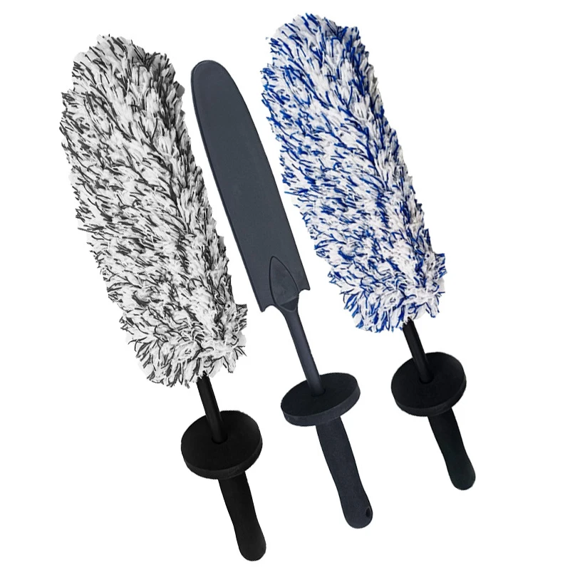 Microfiber Tire Rims Cleaning Brush Vehicle Soft Car Wheel Cleaning Brush