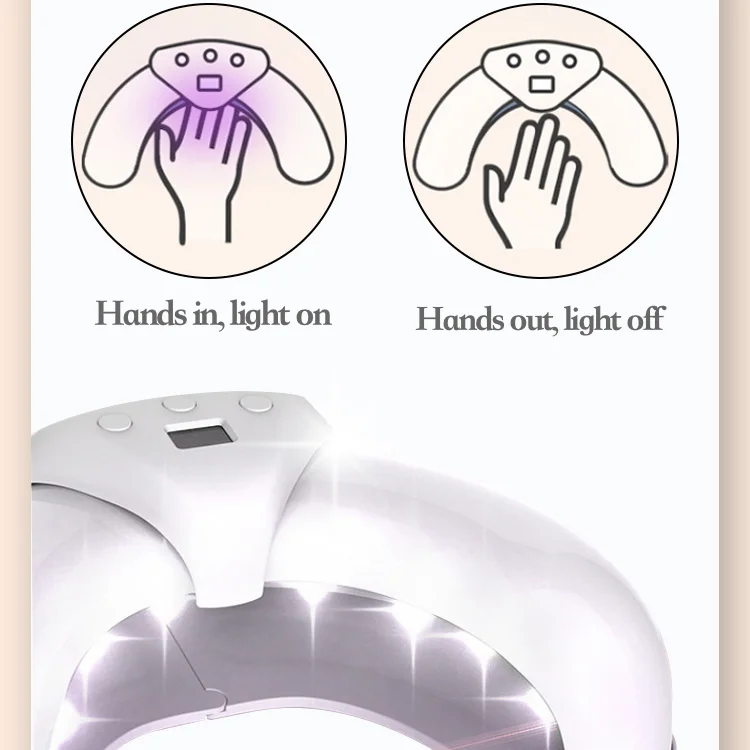 Professional uv lamp nail dryer LED light for feet nails UV nail lamp