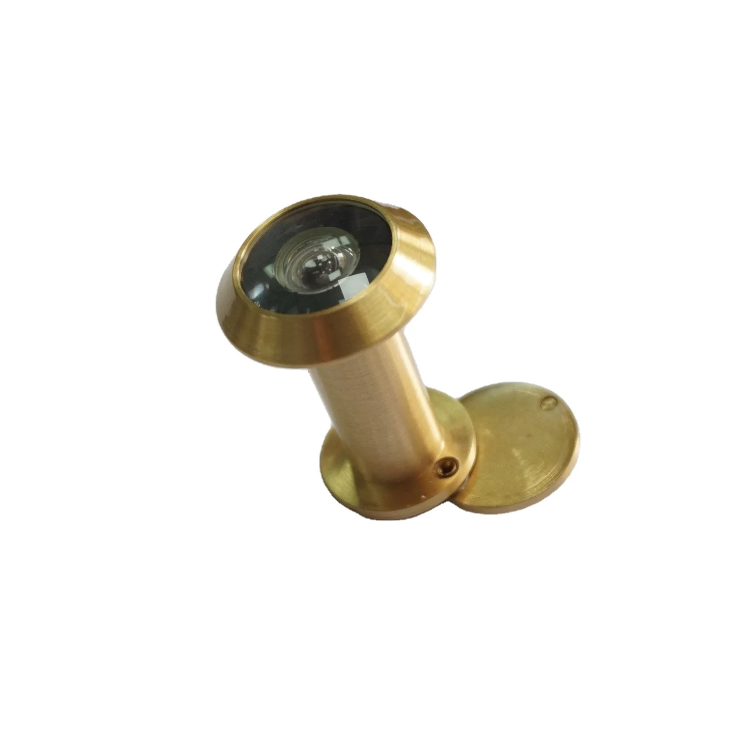 180 degree door viewer brass peep hole with glass lens